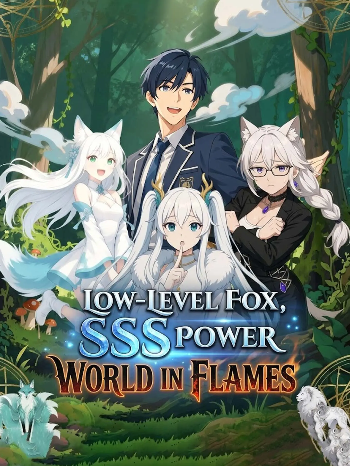 Low-Level Fox, SSS Power, World in Flames short drama poster