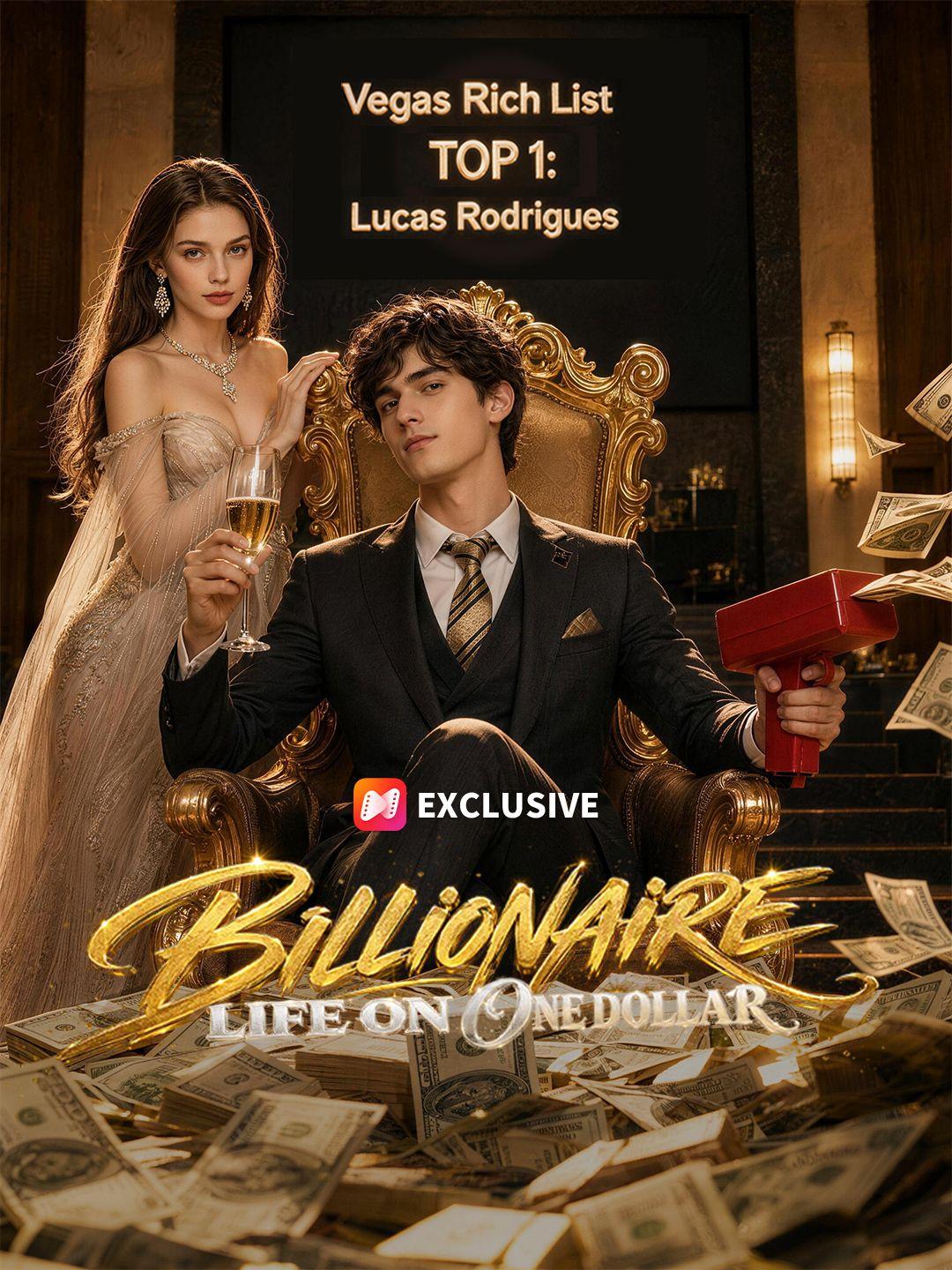 Billionaire Life on One Dollar short drama poster