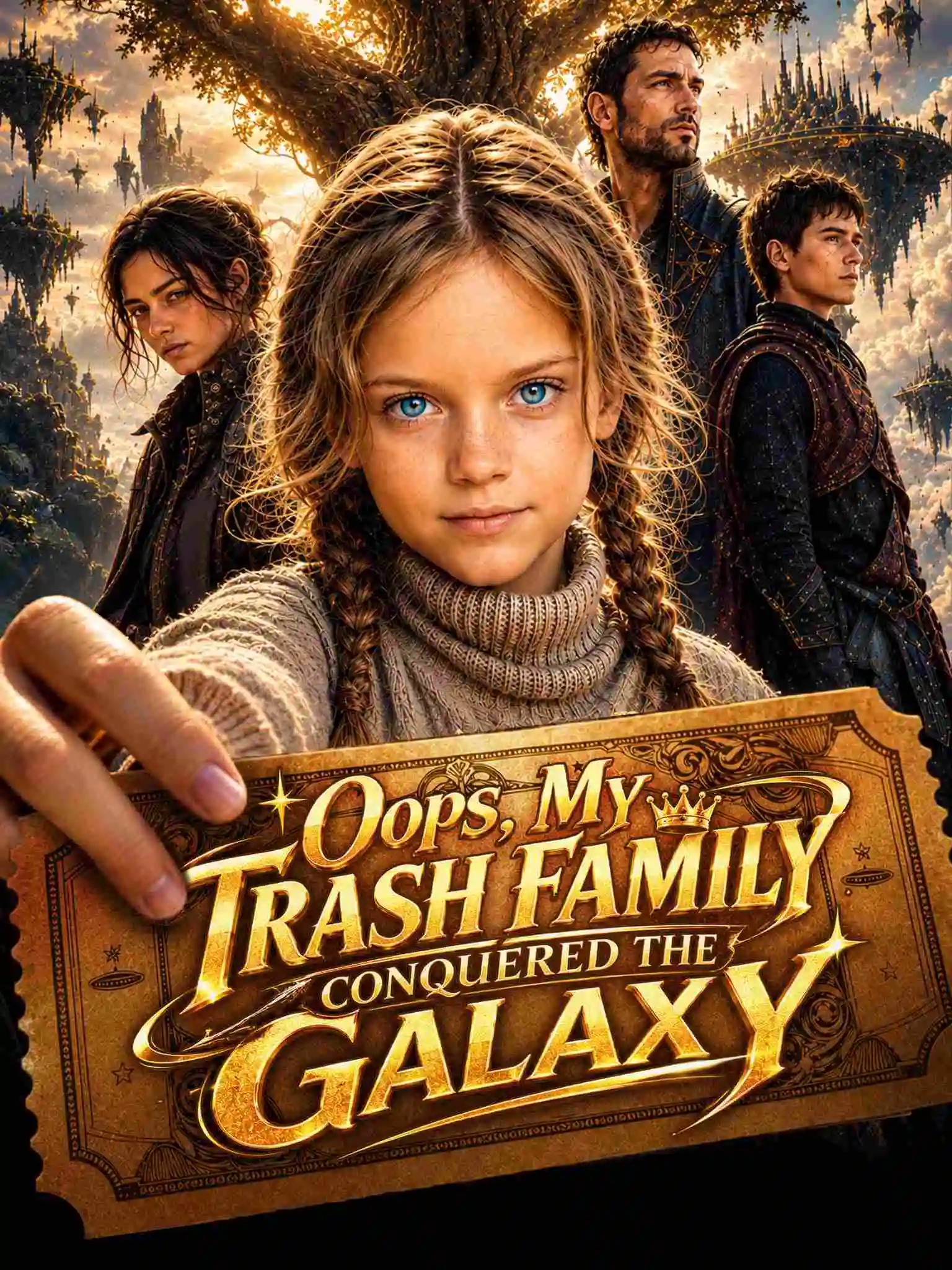 Oops, My Trash Family Conquered the Galaxy short drama poster