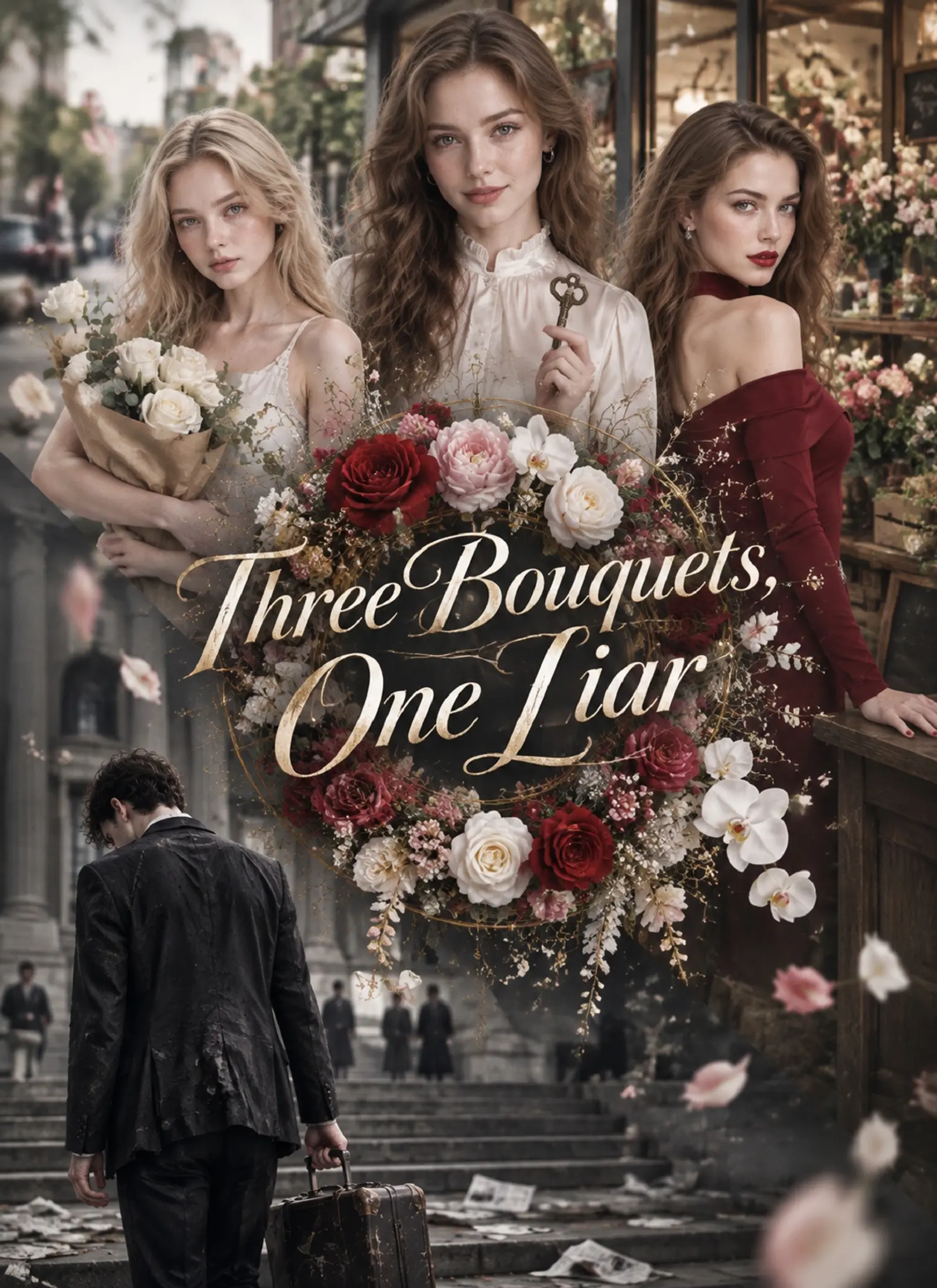 Three Bouquets, One Liar short drama poster