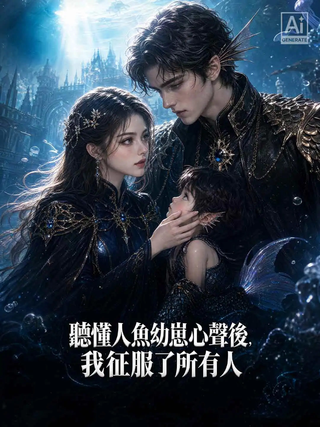 聽懂人魚幼崽心聲後，我征服了所有人 short drama poster