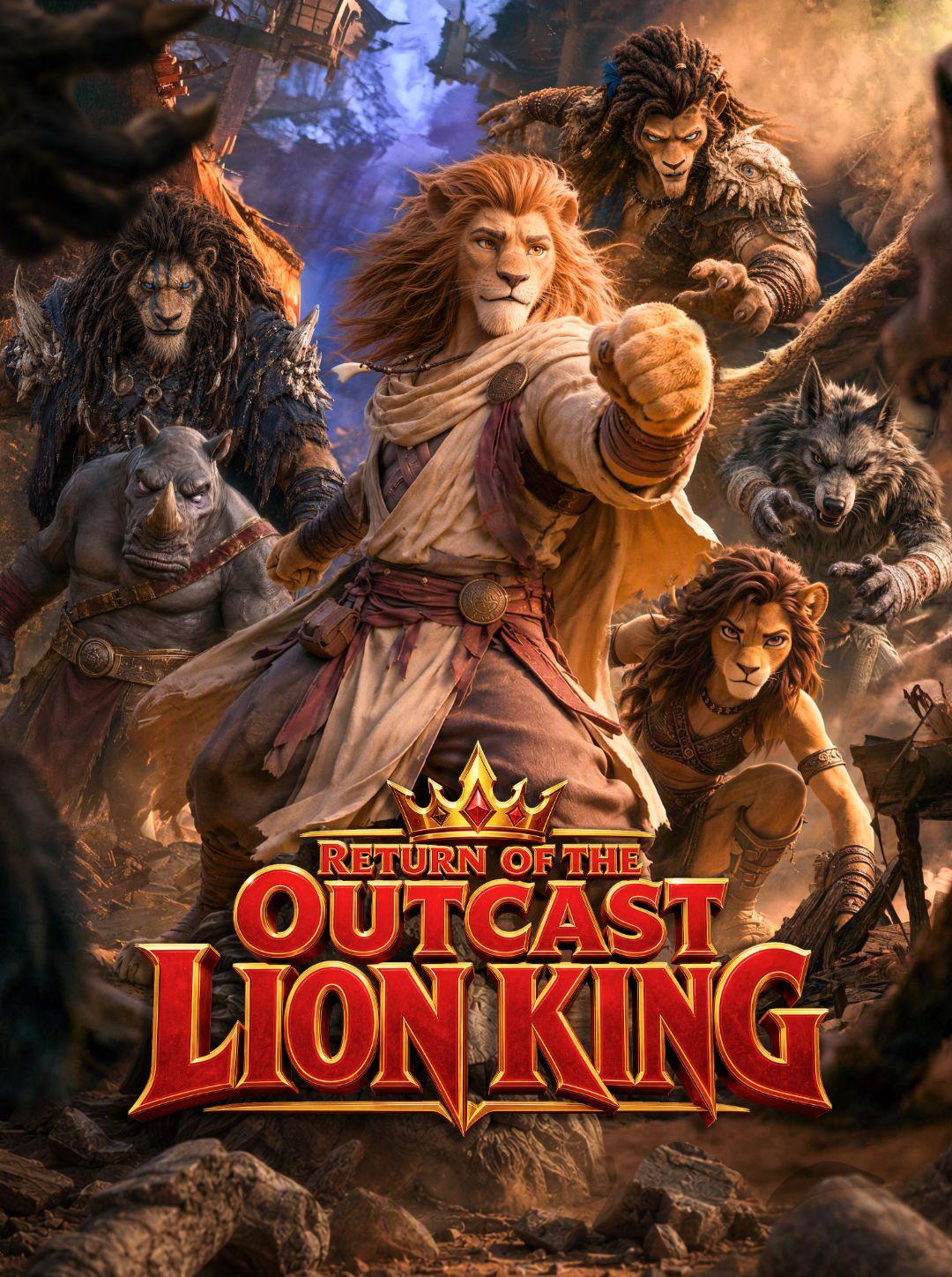 Return of the Outcast Lion King short drama poster