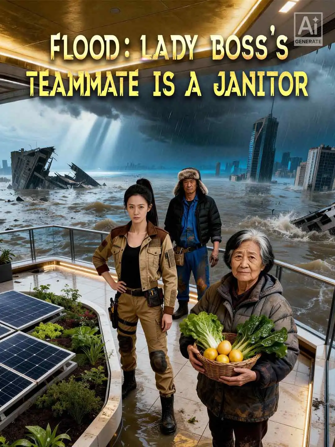 Flood: Lady Boss's Teammate Is a Janitor(English-dubbed) short drama poster