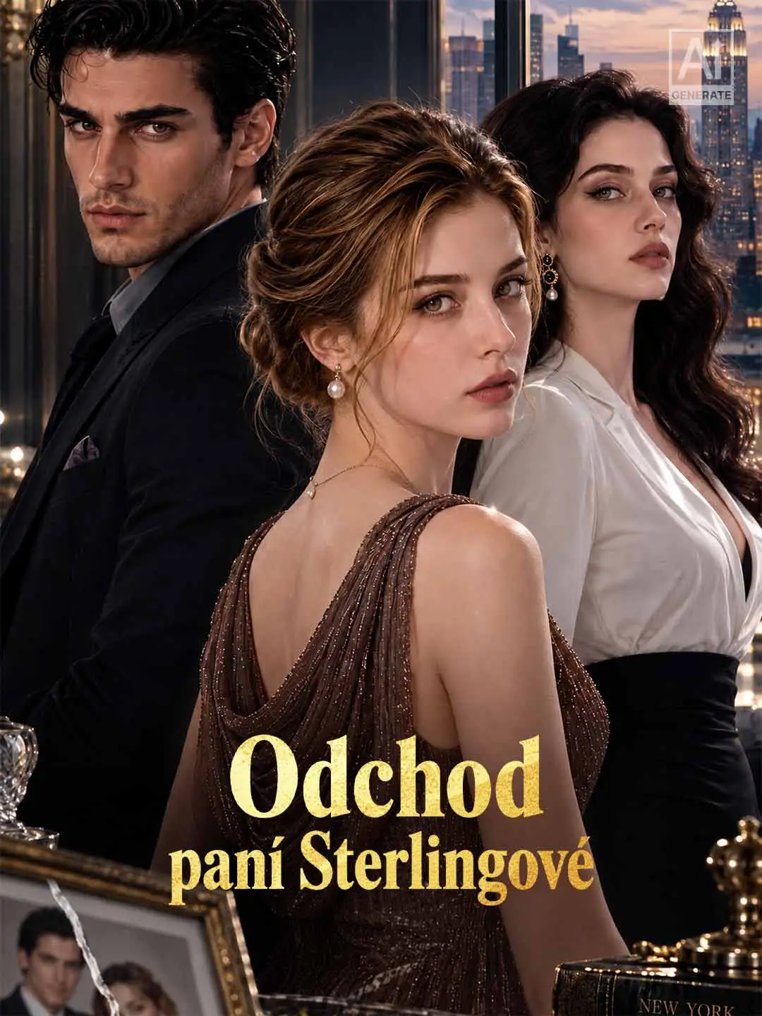 Odchod paní Sterlingové short drama poster