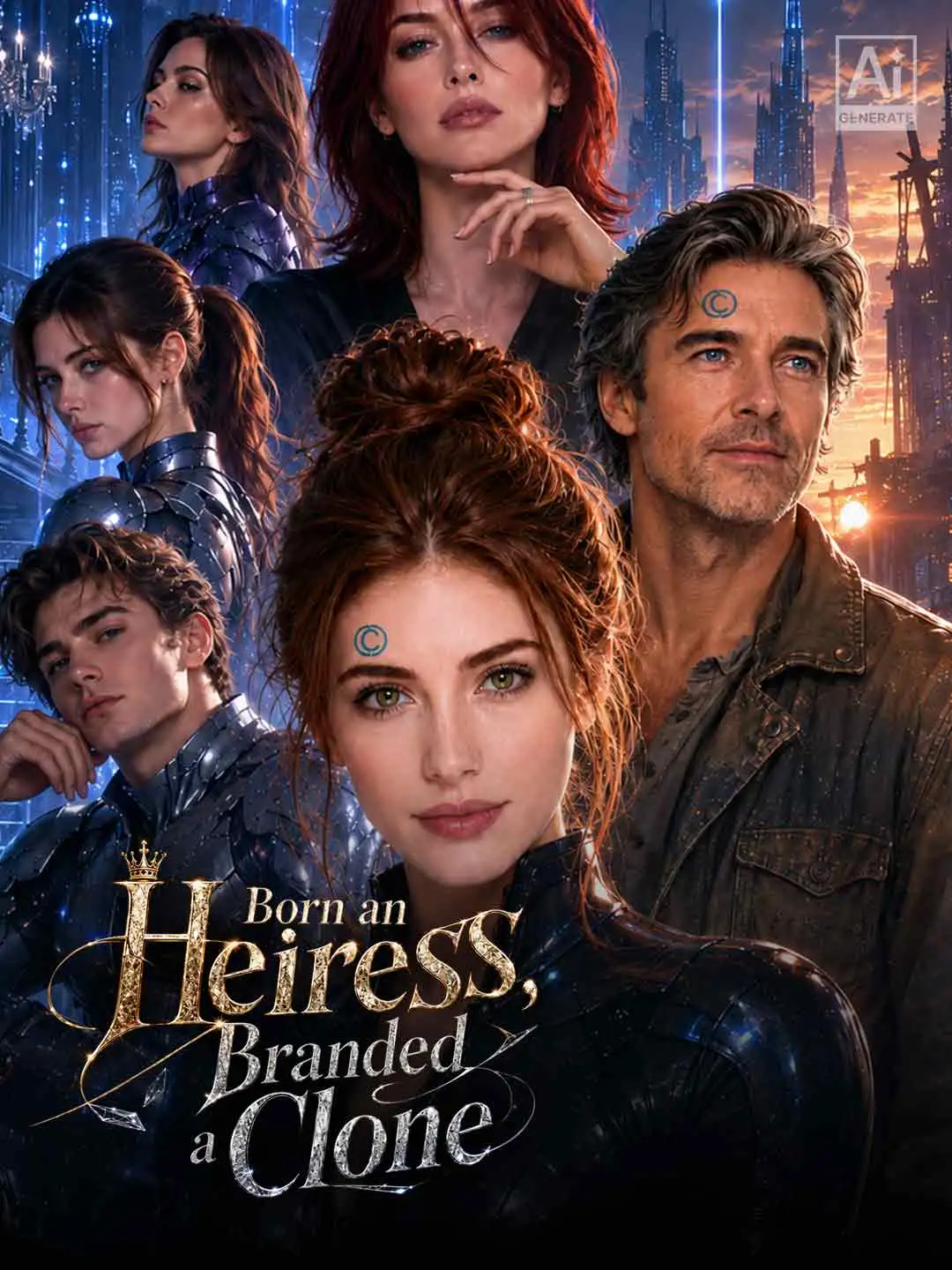 Born an Heiress, Branded a Clone short drama poster