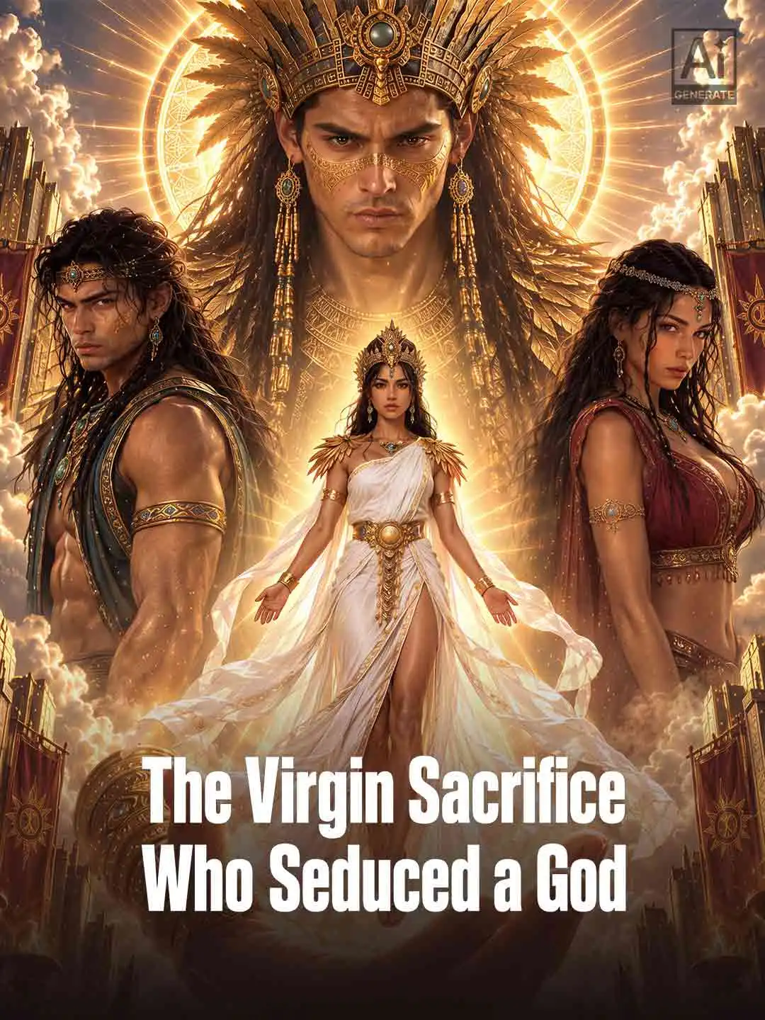 The Virgin Sacrifice Who Seduced a God short drama poster