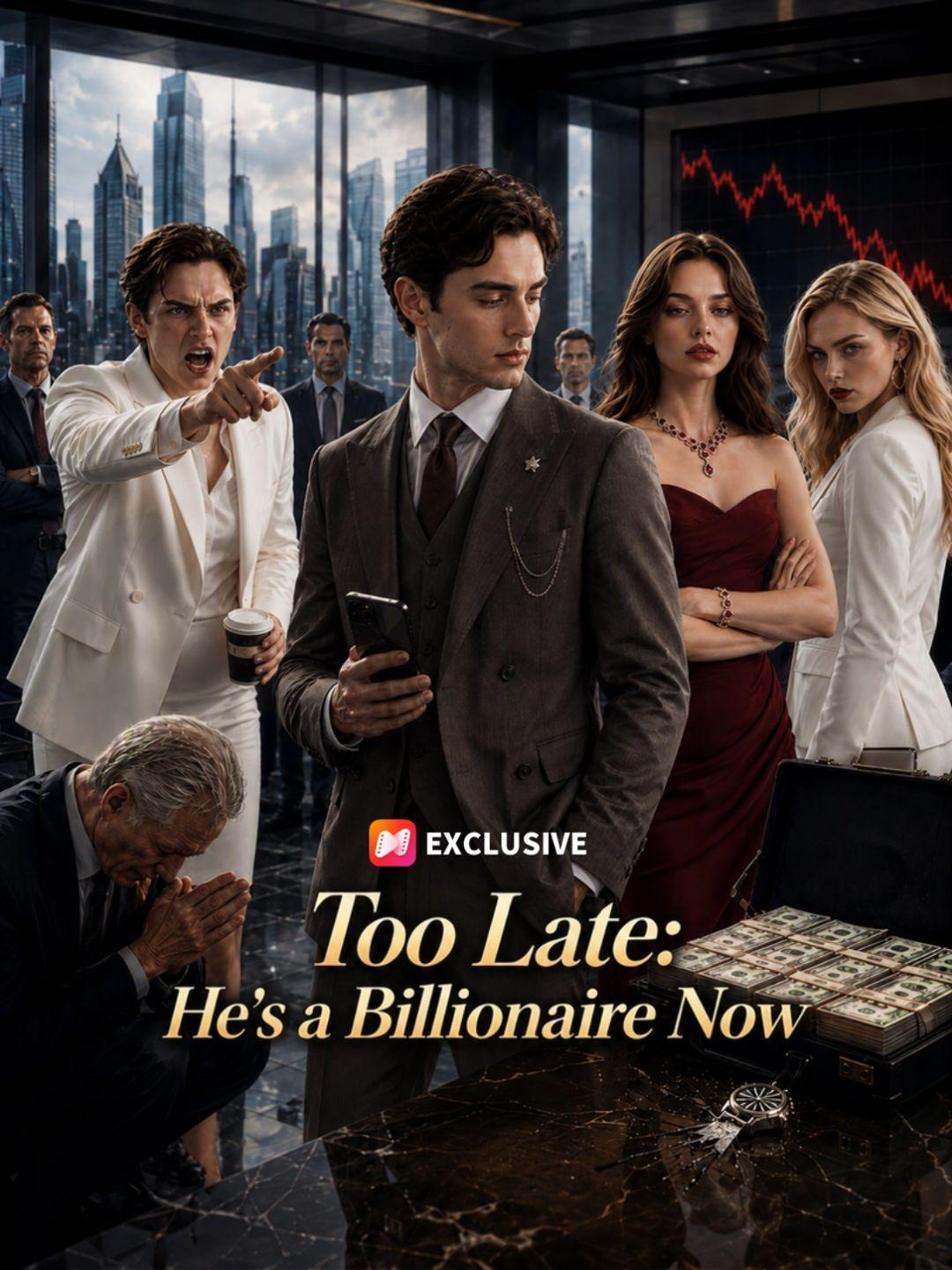 Too Late He's a Billionaire Now short drama poster