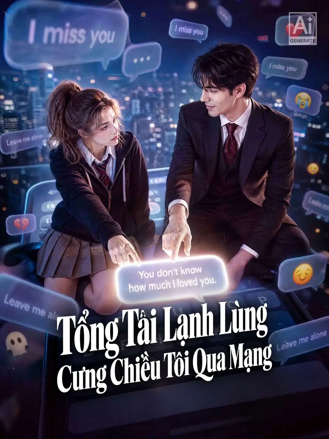 Tổng Tài Lạnh Lùng Cưng Chiều Tôi Qua Mạng short drama poster